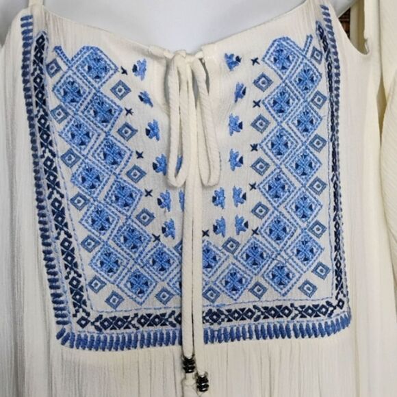 NWT Boho Chic Cold Shoulder Maxi Dress By Avenue Plus Size 14/16 - Picture 9 of 11